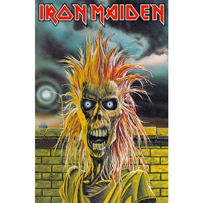 Iron Maiden - Premium Textile Poster Flag (Iron Maiden 1st Album) 104cm x 66cm