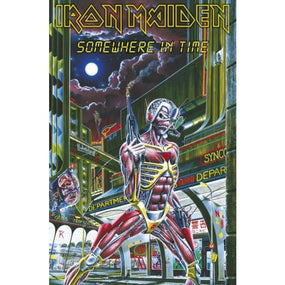 Iron Maiden - Premium Textile Poster Flag (Somewhere In Time) 104cm x 66cm