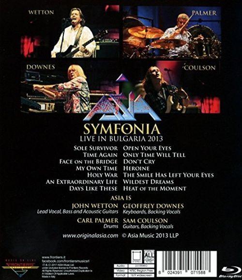 Asia - Symfonia - Live In Bulgaria 2013 (RA/B/C) - Blu-Ray - Music
