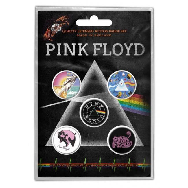 Pink Floyd - 5 x 2.5cm Button Set - Prism