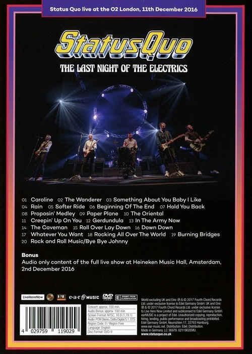 Status Quo - Last Night Of The Electrics, The (R0) - DVD - Music