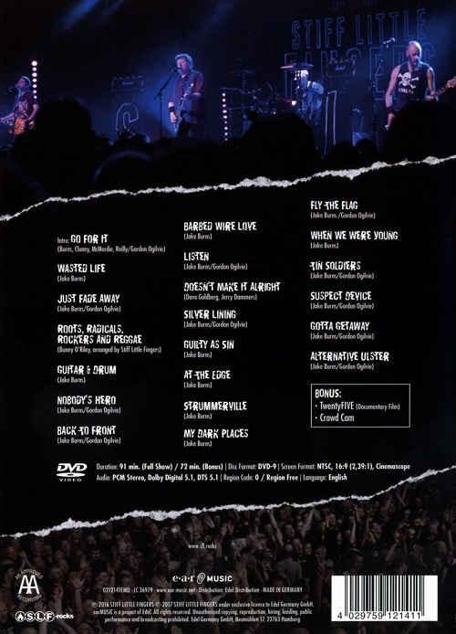 Stiff Little Fingers - Best Served Loud - Live At Barrowland (R0) - DVD - Music