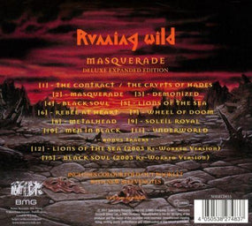 Running Wild - Masquerade (2017 Reissue w. 2 bonus tracks) - CD - New