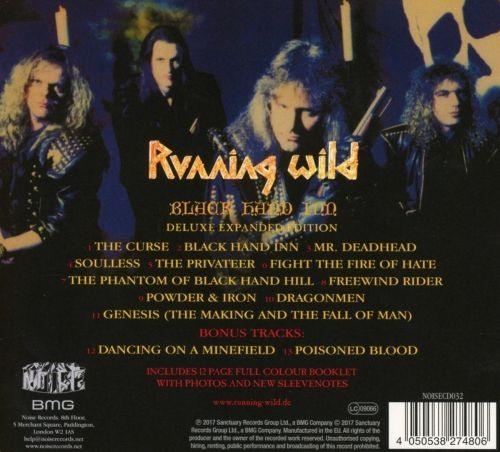 Running Wild - Black Hand Inn (2017 Reissue w. 2 bonus tracks) - CD - New