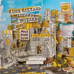 King Gizzard And The Lizard Wizard - Sketches Of Brunswick East (Ltd. Ed. Yellow/Sky Blue Splatter Vinyl w. download) - Vinyl - New