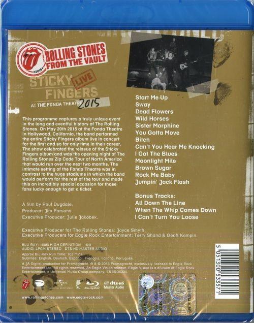 Rolling Stones - Sticky Fingers - Live At The Fonda Theatre 2015 (RA/B/C) - Blu-Ray - Music