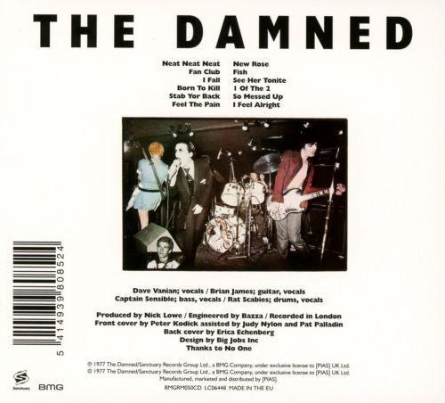 Damned - Damned Damned Damned (2015 Euro. reissue) - CD - New