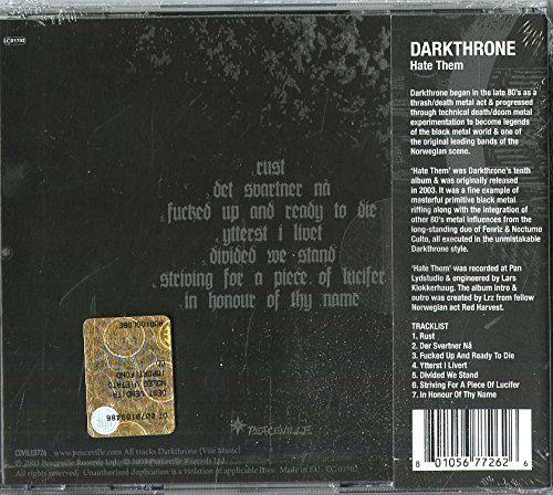 Darkthrone - Hate Them (15th Ann. 2018 reissue) - CD - New