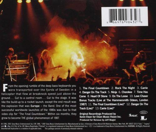 Europe - Final Countdown, The (U.S. 2001 reissue w. 3 bonus live tracks) - CD - New