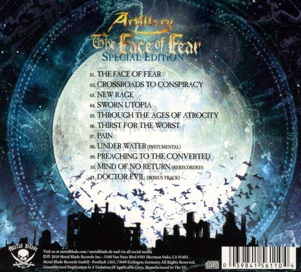 Artillery - Face Of Fear, The (Spec. Ed. digi. w. 2 bonus tracks) - CD - New