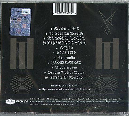 Manson, Marilyn - Heaven Upside Down - CD - New