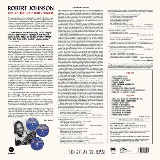 Johnson, Robert - King Of The Delta Blues Singers (Ltd. Ed. 180g) - Vinyl - New