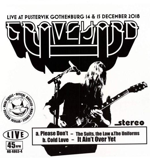 Graveyard - Live At Pustervik Gothenburg 14 And 15 December 2018 (Ltd. Ed. Clear Vinyl 12 Inch EP) - Vinyl - New