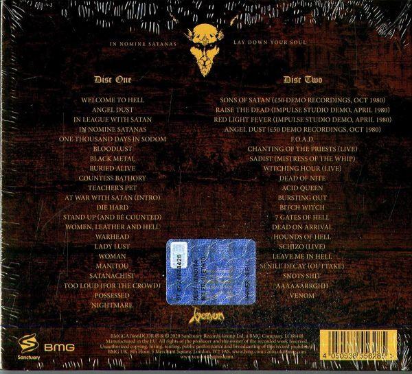 Venom - In Nomine Satanas - The Neat Anthology (2020 2CD digipak reissue) - CD - New