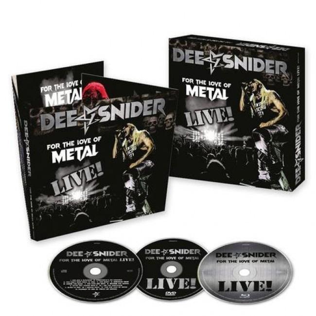 Snider, Dee - For The Love Of Metal - Live! (Ltd. Ed. CD/DVD/Blu-Ray) - CD - New