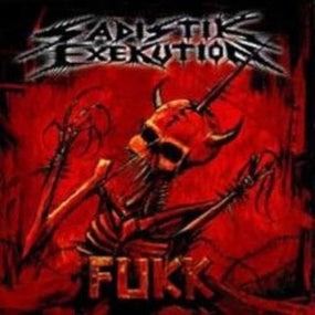 Sadistik Exekution - Fukk (Ltd. Ed. 2022 Opaque Red/Black Marbled vinyl reissue) - Vinyl - New