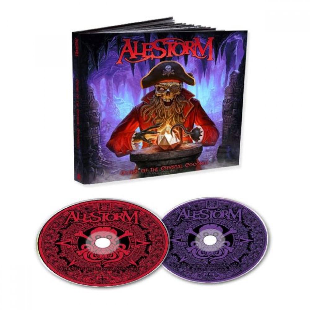 Alestorm - Curse Of The Crystal Coconut (Deluxe Ed. 2CD Mediabook - bonus 16th Century Version CD) - CD - New