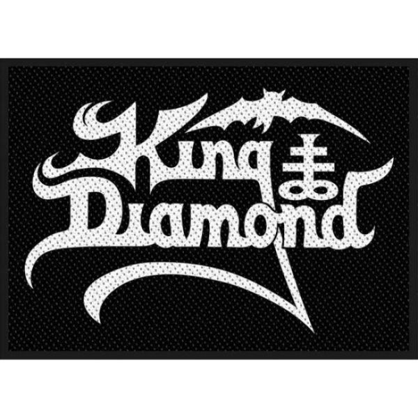 King Diamond - Logo (100mm x 70mm) Sew-On Patch