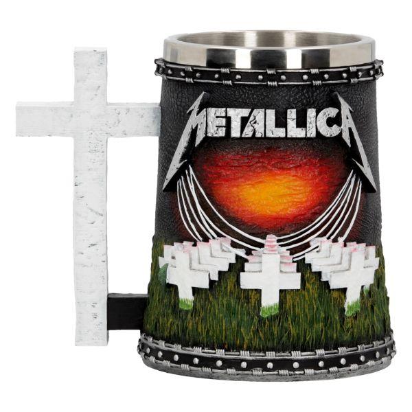 Metallica - Tankard Master Of Puppets - Pint (560ml) 14.5cm high quality resin cast w. removable stainless steel insert)