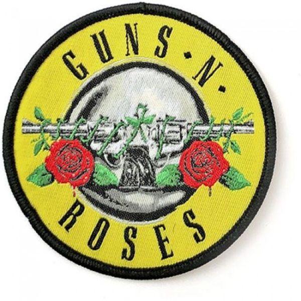 Guns N Roses - Bullet Logo Round (75mm) Sew-On Patch