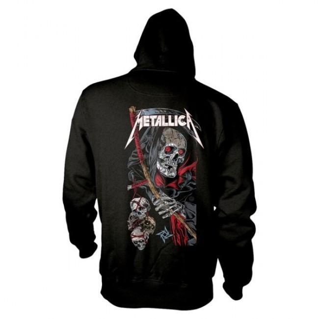 Metallica - Zip Black Hoodie (Death Reaper)