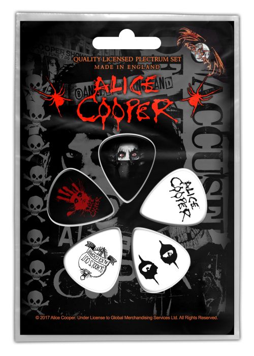 Cooper, Alice - 5 x Guitar Picks Plectrum Pack (Eyes)