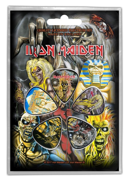 Iron Maiden - 5 x Guitar Picks Plectrum Pack (Early Albums)