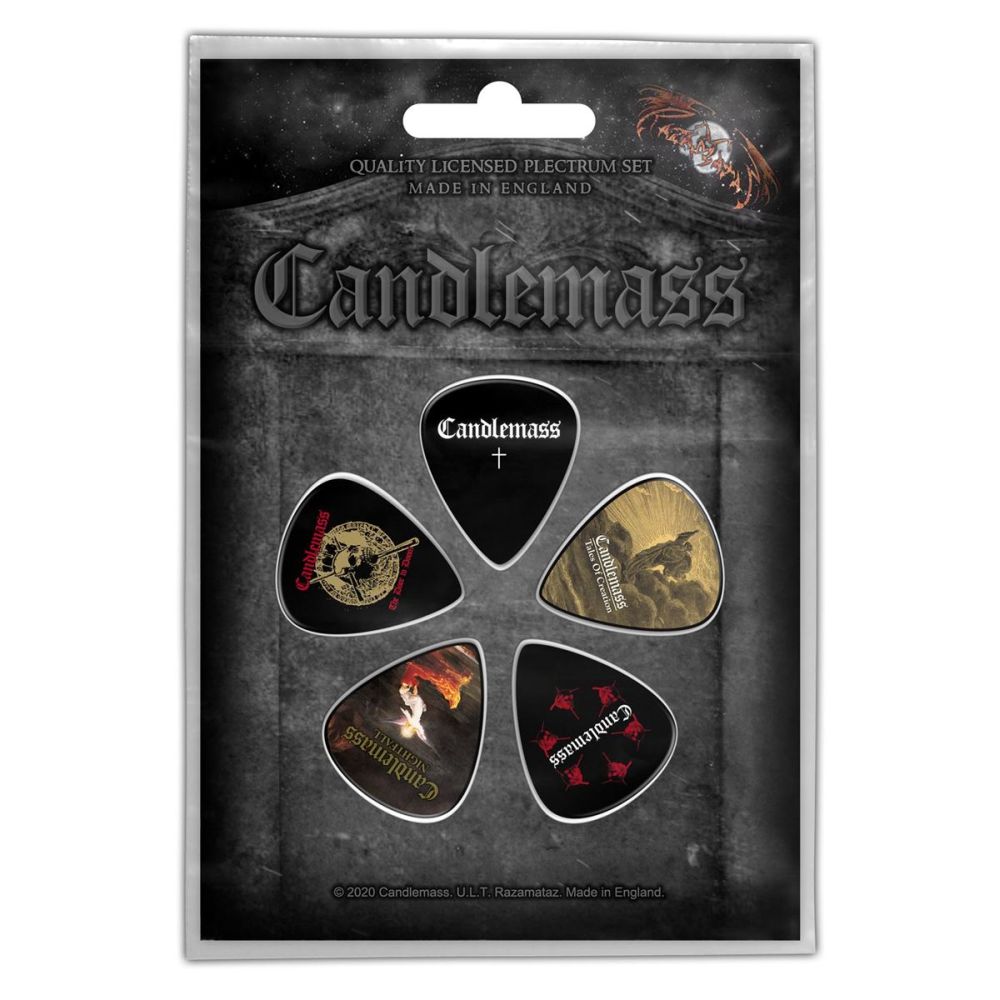 Candlemass - 5 x Guitar Picks Plectrum Pack (Gravestone)