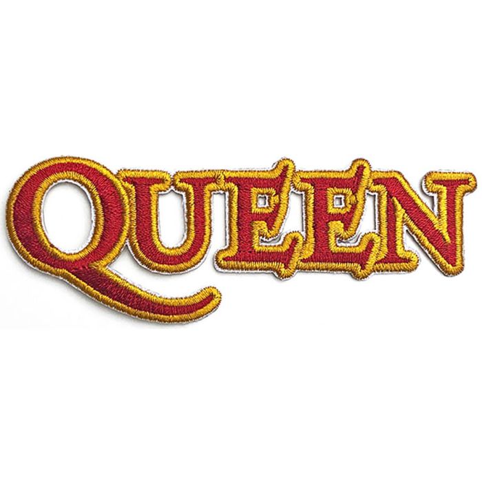 Queen - Cut-Out Logo (100mm x 35mm) Sew-On Patch