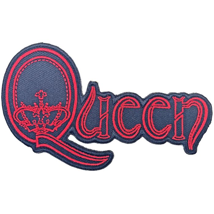 Queen - Q Crown Logo Cut-Out (110mm x 60mm) Sew-On Patch