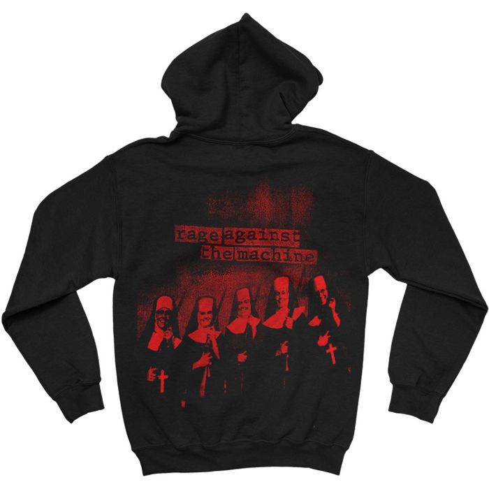 Rage Against The Machine - Pullover Black Hoodie (Nuns)