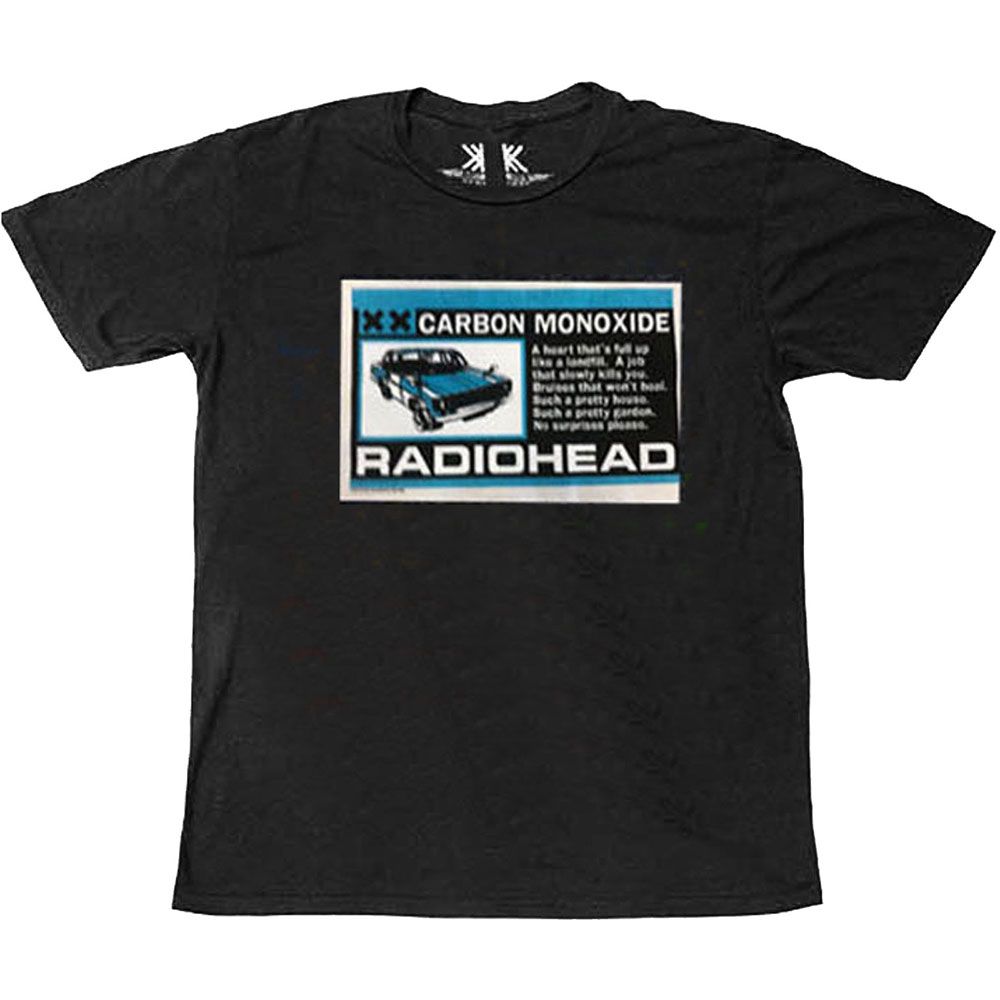 Radiohead - Carbon Patch Organic Black Shirt