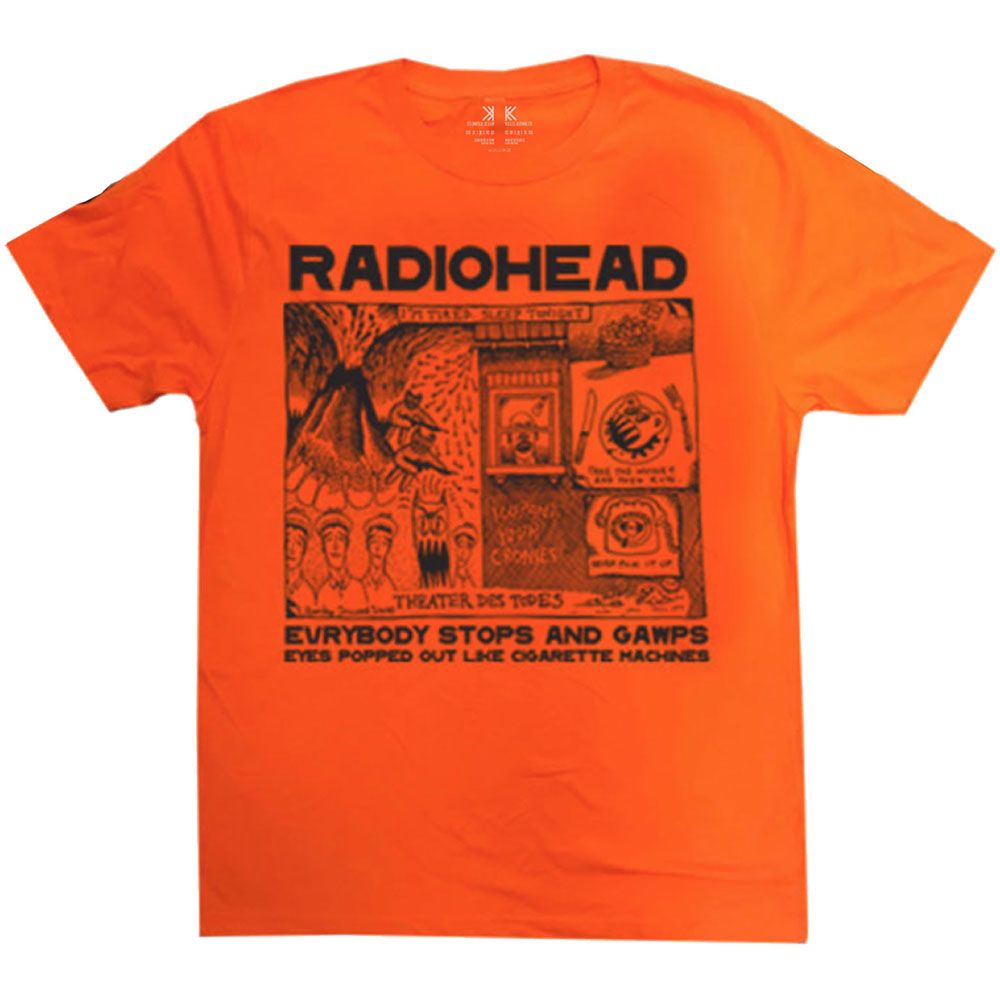 Radiohead - GAWPS Organic Orange Shirt