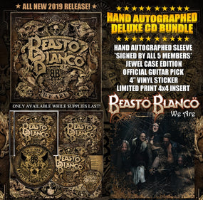 Beasto Blanco - We Are (Autographed Deluxe Ed. w. sticker, guitar pick, ltd. print insert) - CD - New