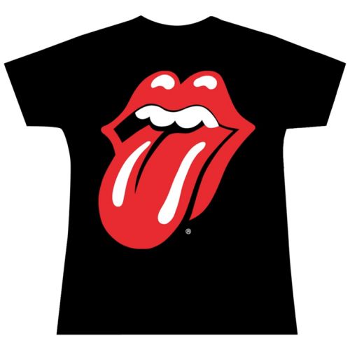 Rolling Stones - Classic Tongue Womens Black Shirt