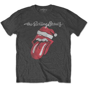 Rolling Stones - Santa Lick Xmas Charcoal Shirt