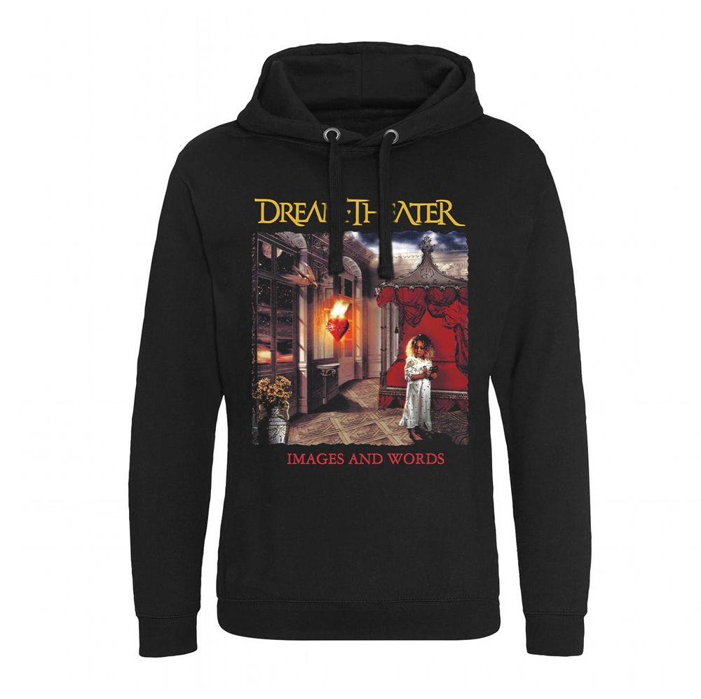 Dream Theater - Pullover Black Hoodie (Images And Words)