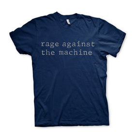 Rage Against The Machine - Original Logo Navy Shirt