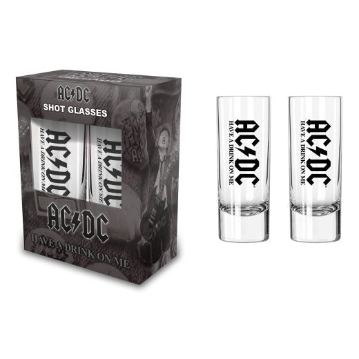ACDC - Shot Glass Set Of 2 - 6cl - Have A Drink On Me