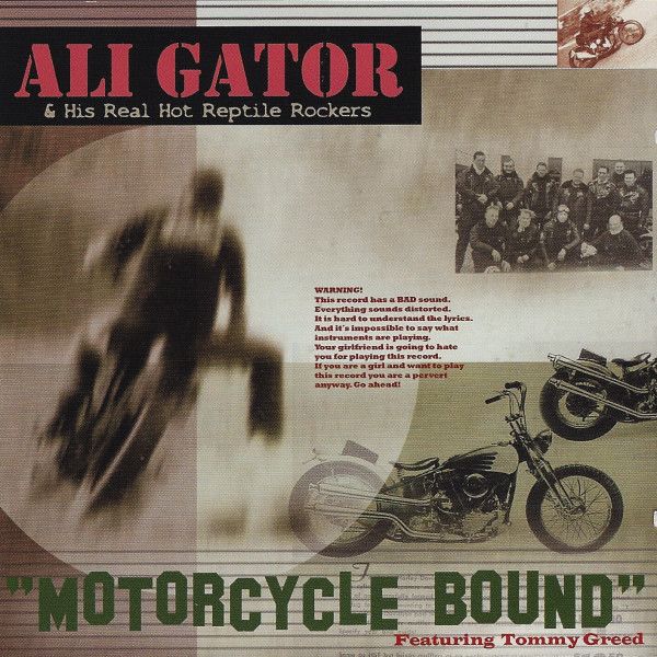 Ali Gator And His Real Hot Reptile Rockers - Motorcycle Bound - CD - 2nd Hand
