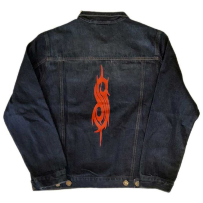 Slipknot - Tribal S Logo - Washed Denim Jacket