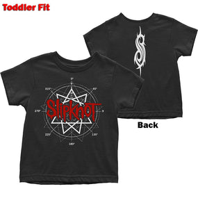 Slipknot - 9 Point Star & Tribal S Toddler and Youth Black Shirt