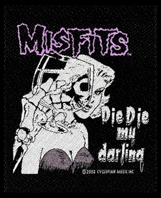 Misfits - Die Die My Darling (100mm x 100mm) Sew-On Patch