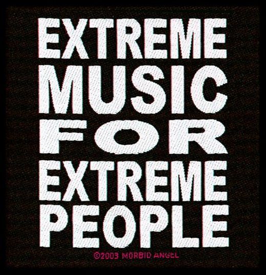 Morbid Angel - Extreme Music (95mm x 95mm) Sew-On Patch