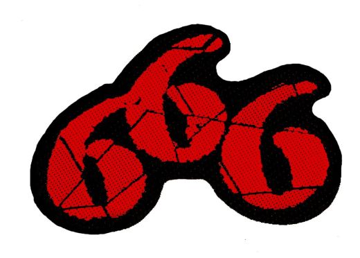 666 (90mm x 60mm) Sew-On Patch