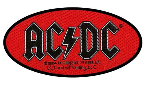 ACDC - Oval (95mm x 50mm) Sew-On Patch