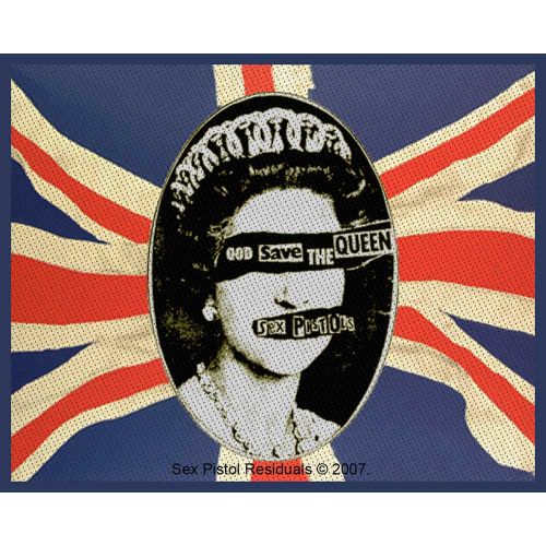 Sex Pistols - God Save The Queen (100mm x 100mm) Sew-On Patch