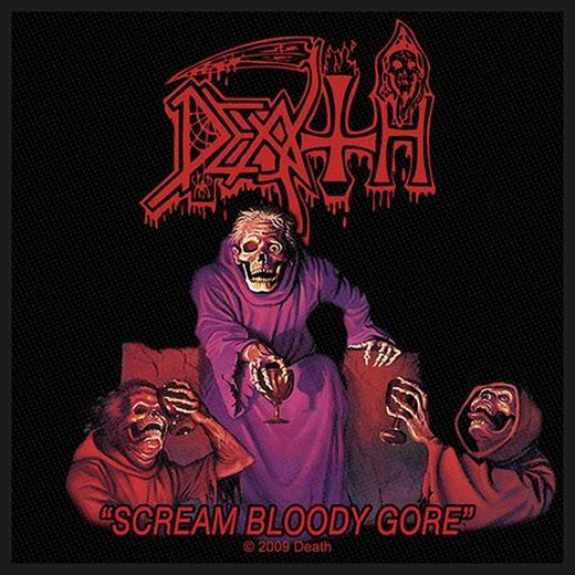 Death - Scream Bloody Gore (100mm x 100mm) Sew-On Patch