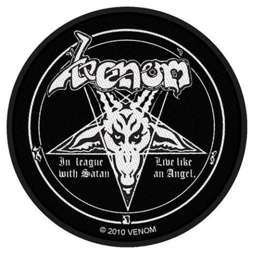 Venom - In League With Satan (95mm) Sew-On Patch