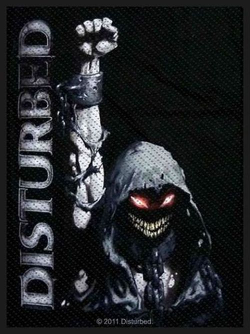 Disturbed - Up Fist (95mm x 65mm) Sew-On Patch